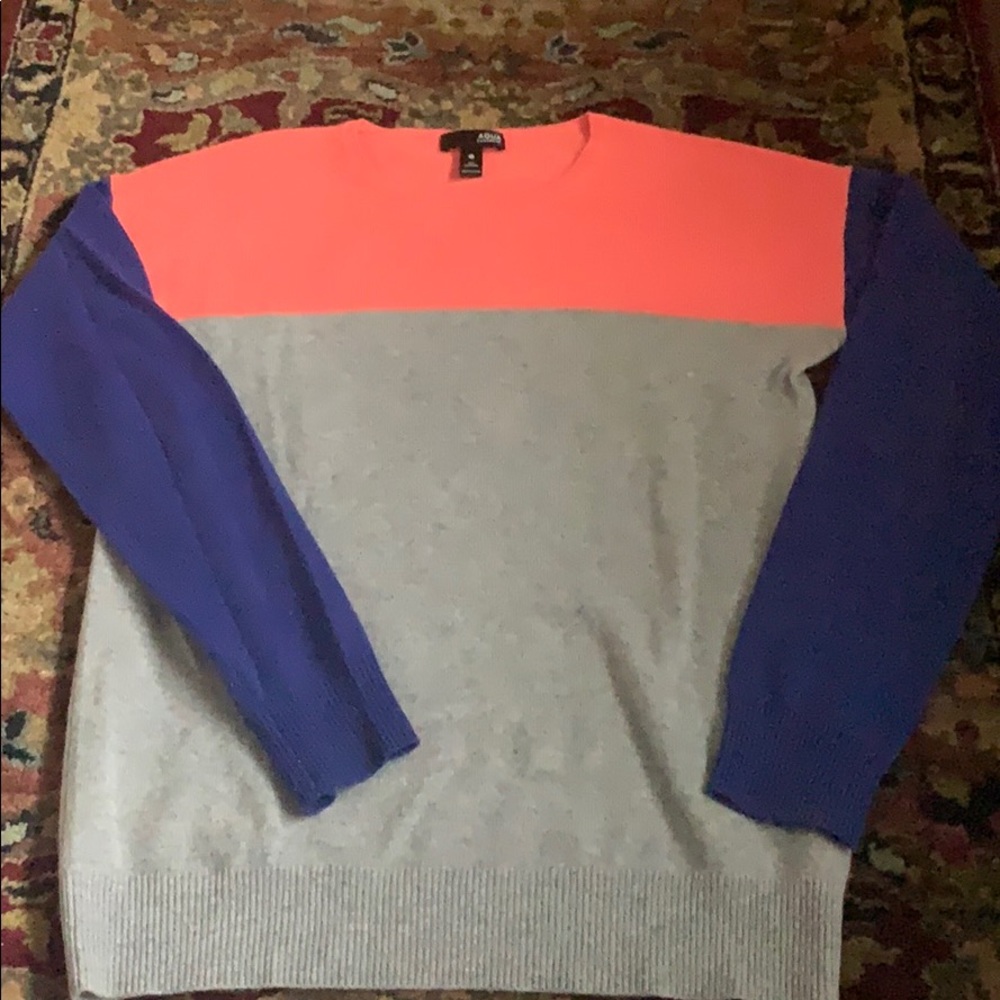 Aqua cashmere sweater